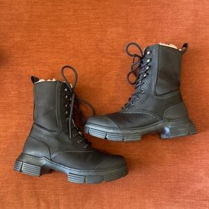Ganni Boots Size 7 Euro 37